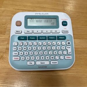 Brother P-Touch Embellish Ribbon and Tape Printer Label Maker